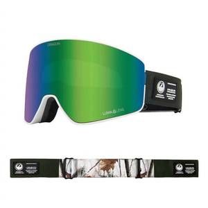 NEW DRAGON ALLIANCE unisex pxv2 goggles in alpine camo/green ion/amber